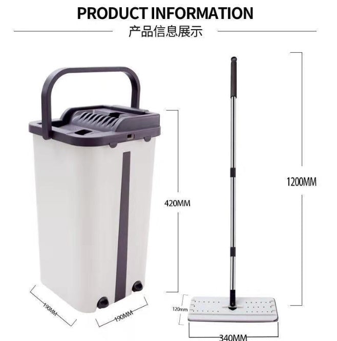 Wring Mop Bucket for Floor Cleaning Spin Squeezer