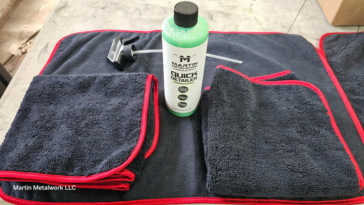 Waterless Detailer & Microfiber Towel Bundle