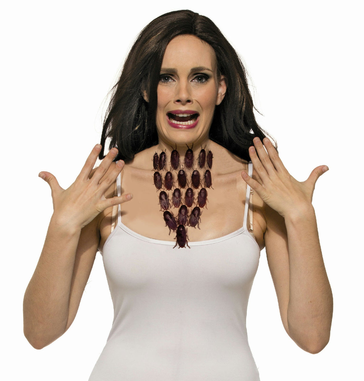 Halloween Cockroach Costume Necklace