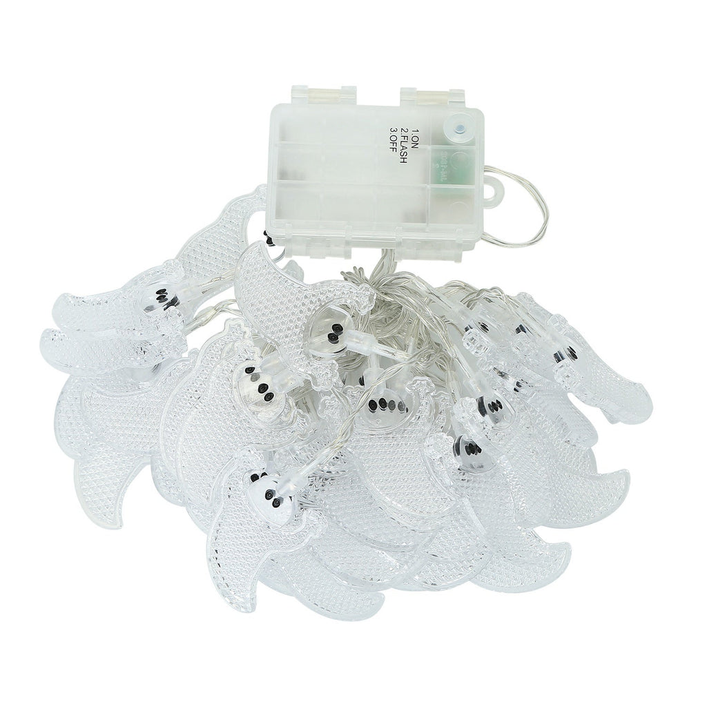 Halloween Ghost String Lights — 30 LEDs, 9.8 ft
