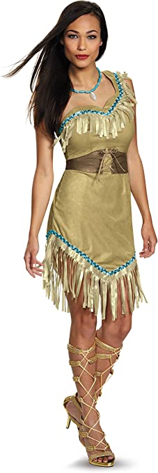 Disney Pocahontas Prestige Adult Halloween Costume X-Large 18-20