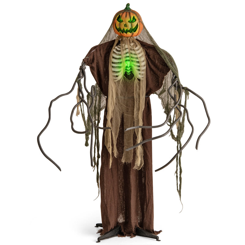 6-Foot Halloween Talking Pumpkin Ghost