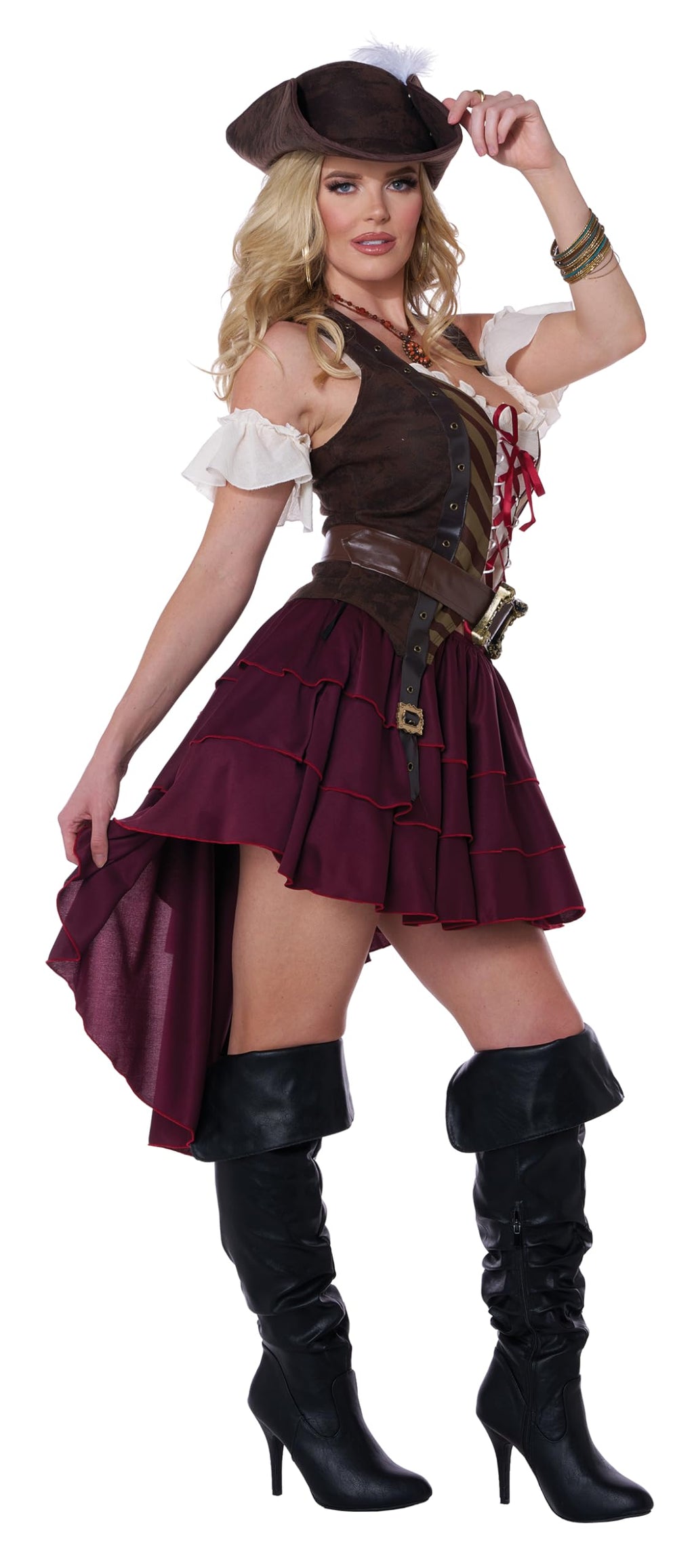 Swashbuckler Captain Costume for Women - Pirate Halloween Outfit