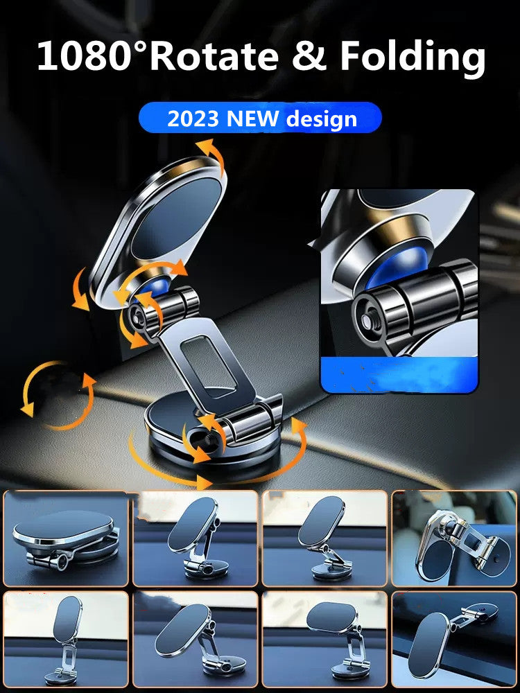 Foldable Magnetic Car Phone Mount