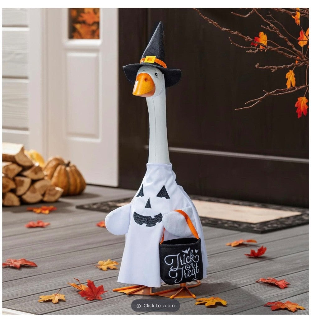 Halloween Ghost Porch Goose Outfit