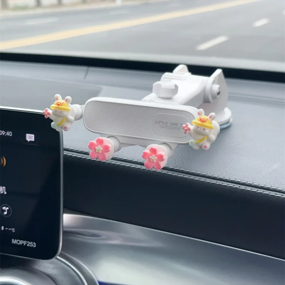 Cartoon-Style Car Phone Holder