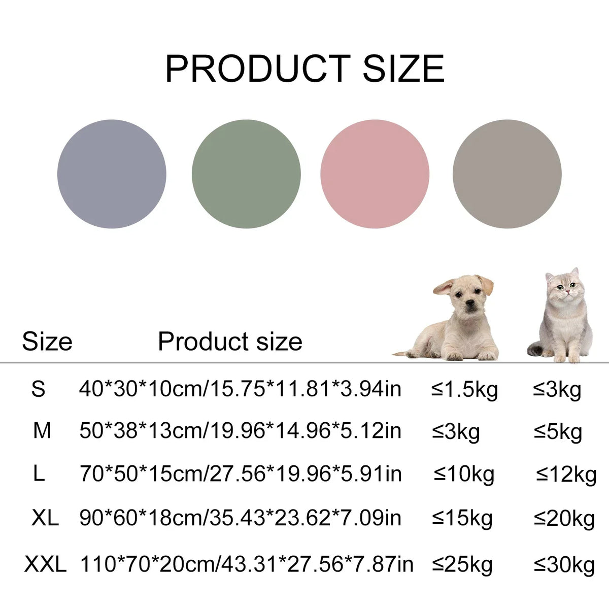 Pet Sofa Bed with Removable Cushion