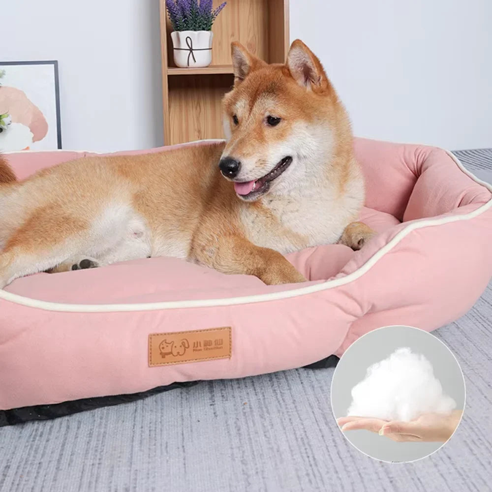 Pet Sofa Bed with Removable Cushion