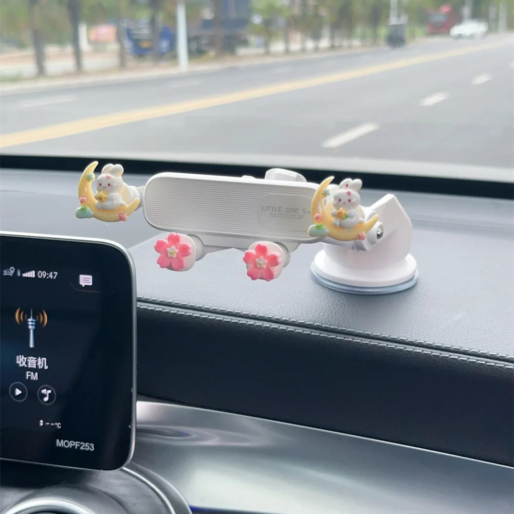 Cartoon-Style Car Phone Holder