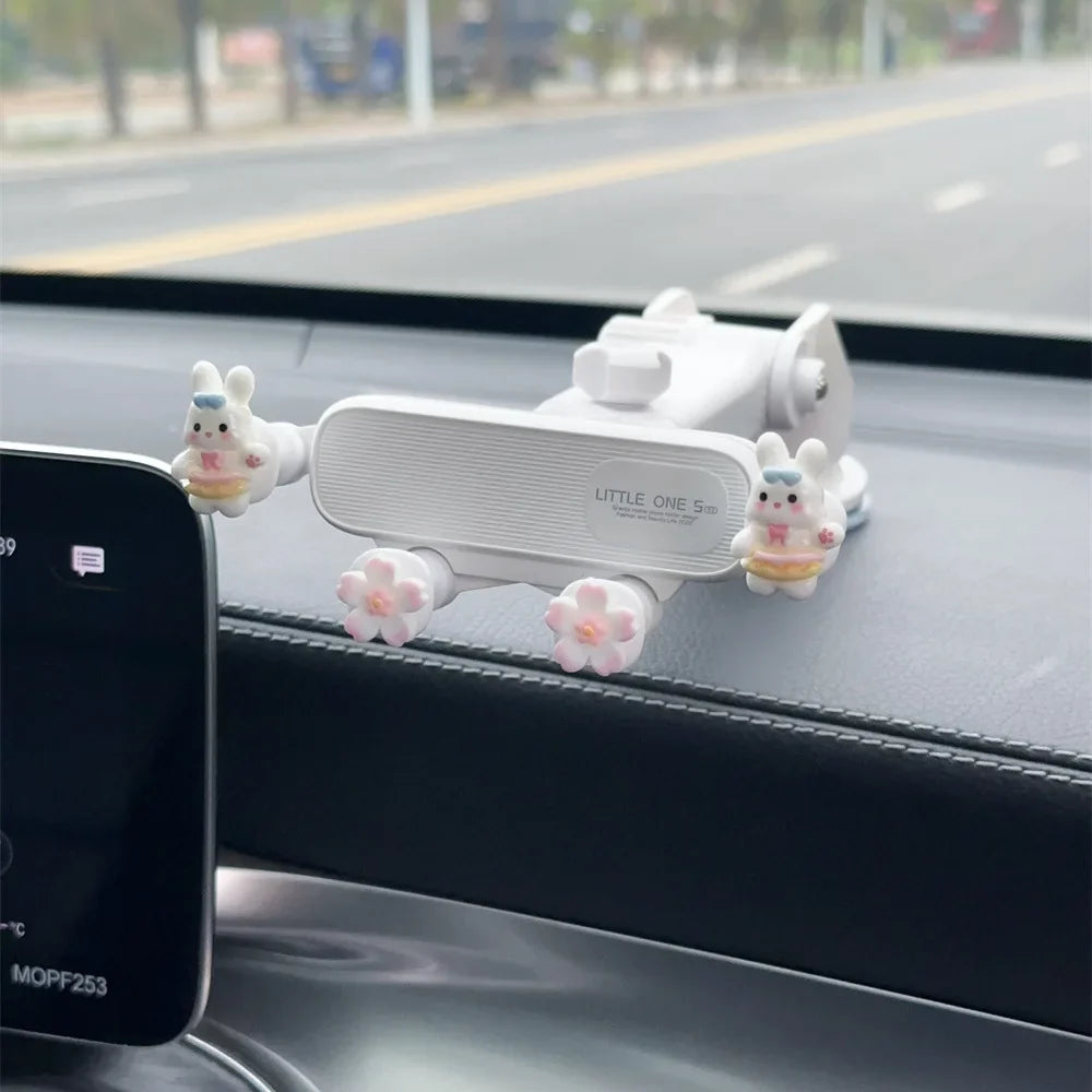 Cartoon-Style Car Phone Holder
