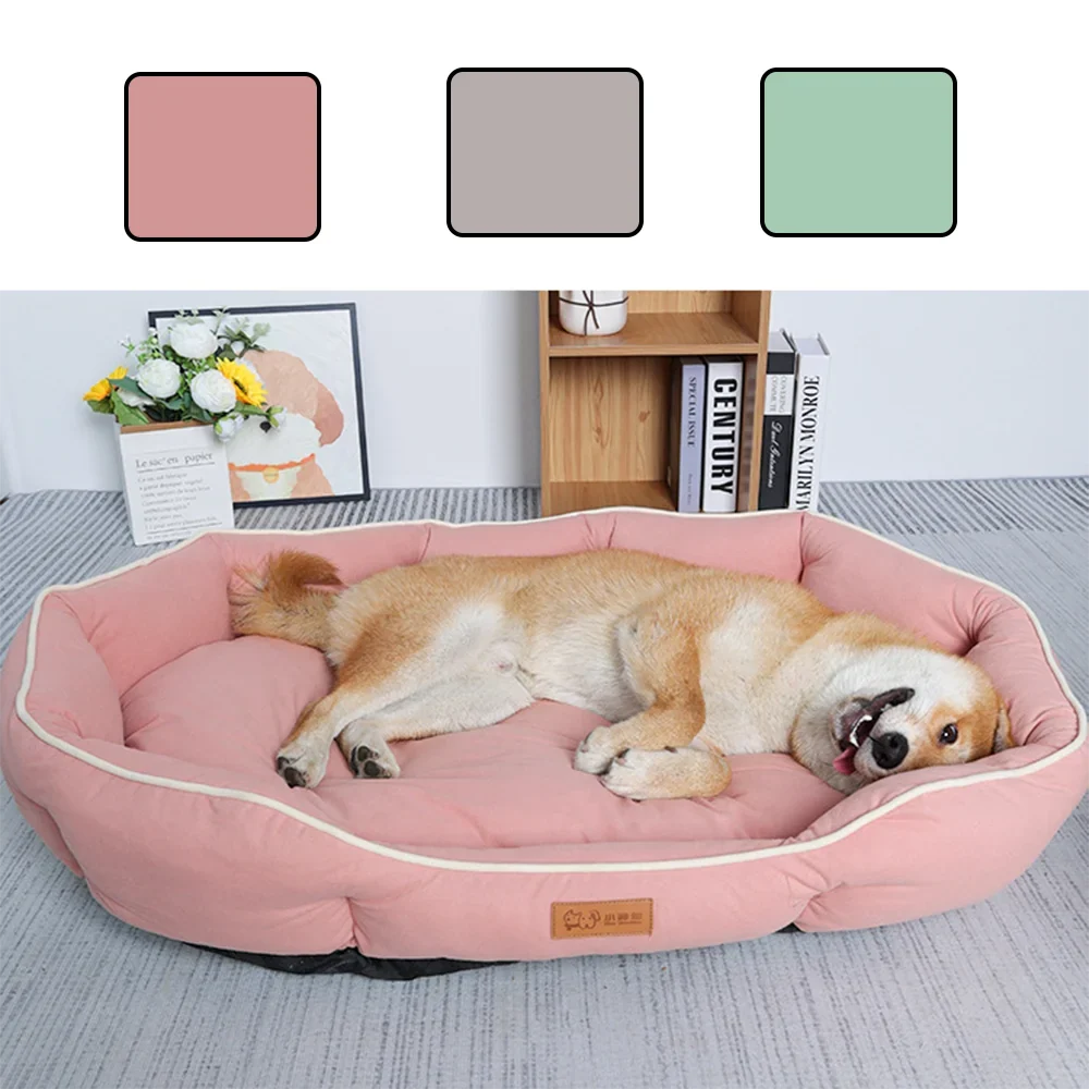 Pet Sofa Bed with Removable Cushion