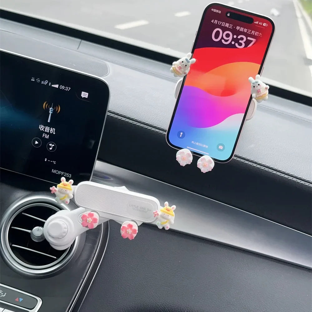 Cartoon-Style Car Phone Holder