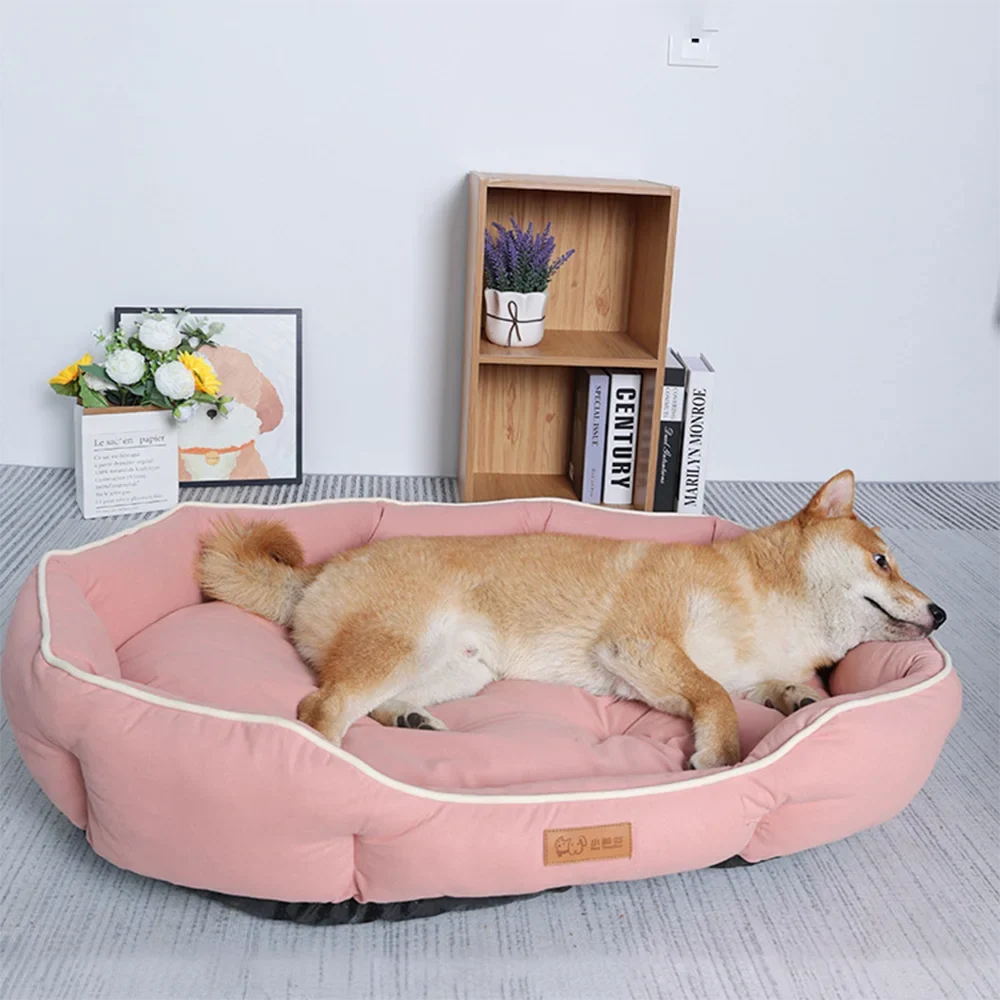 Pet Sofa Bed with Removable Cushion