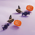 Halloween Stud Earrings — 3-Pair Set