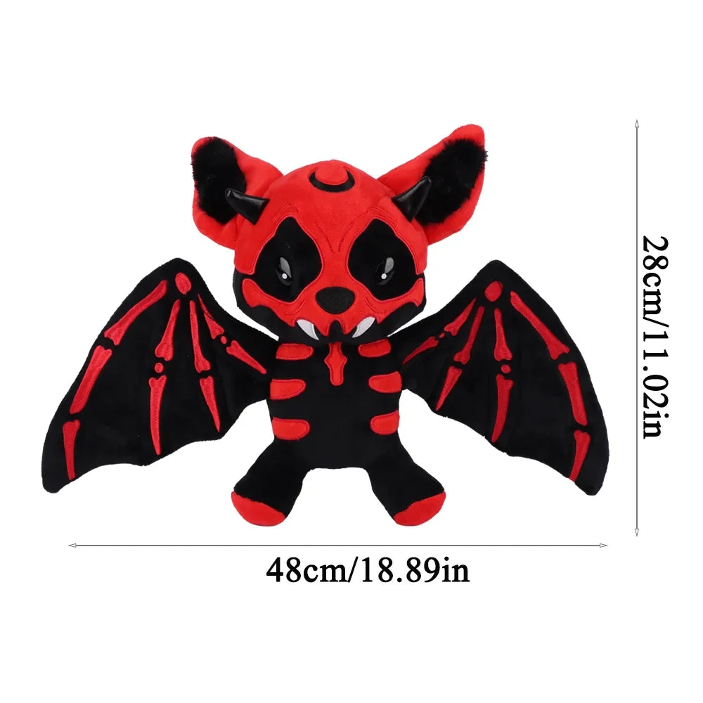 Skeleton Bat Plush Toy – Halloween Stuffed Animal Decor