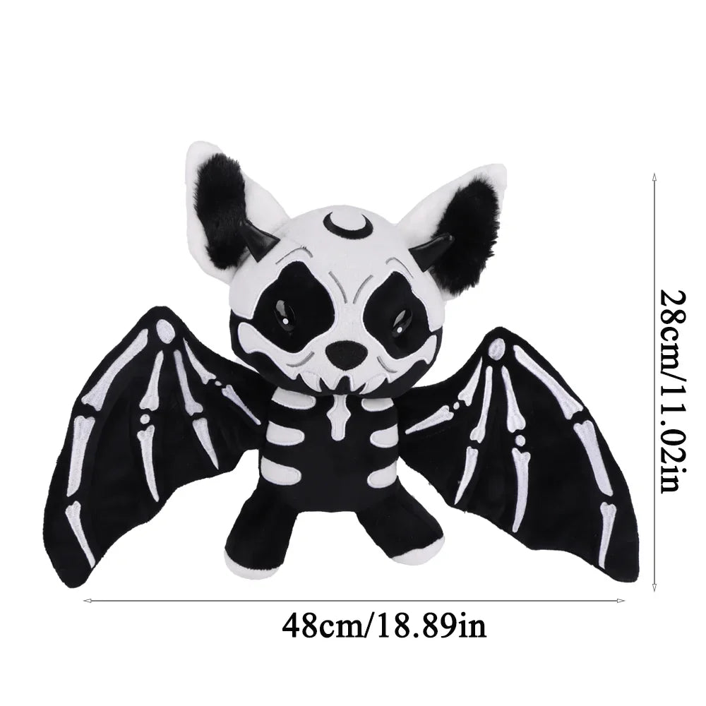 Skeleton Bat Plush Toy – Halloween Stuffed Animal Decor