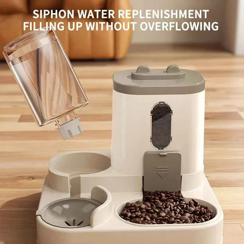 2-in-1 Gravity Pet Food & Water Dispenser