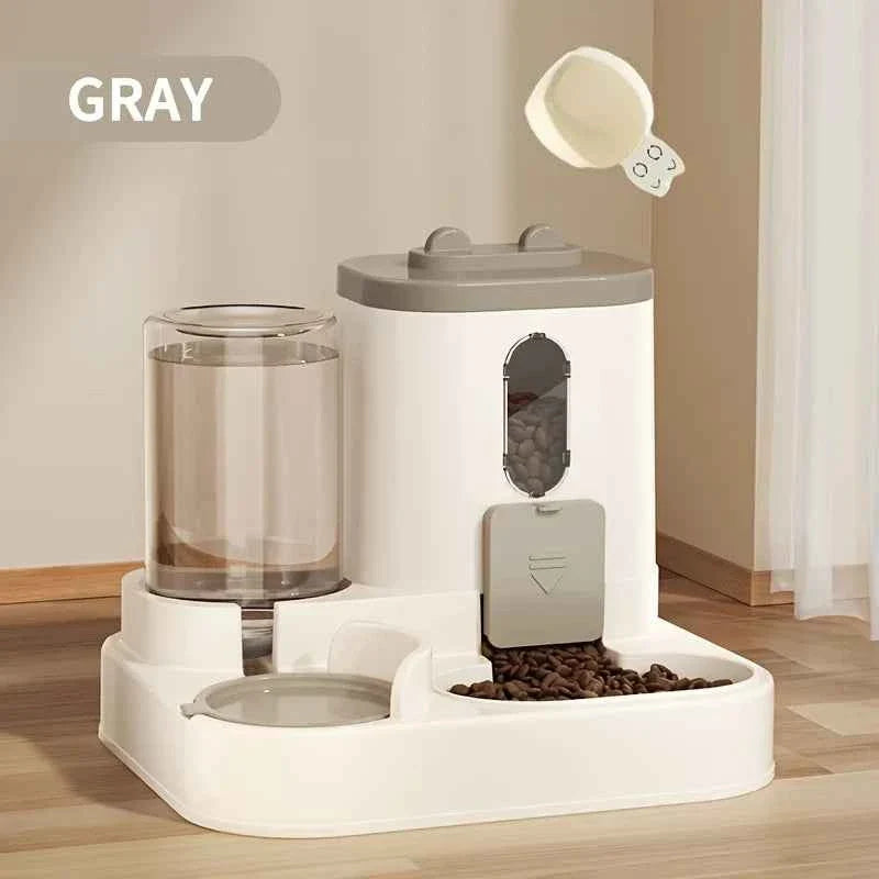2-in-1 Gravity Pet Food & Water Dispenser
