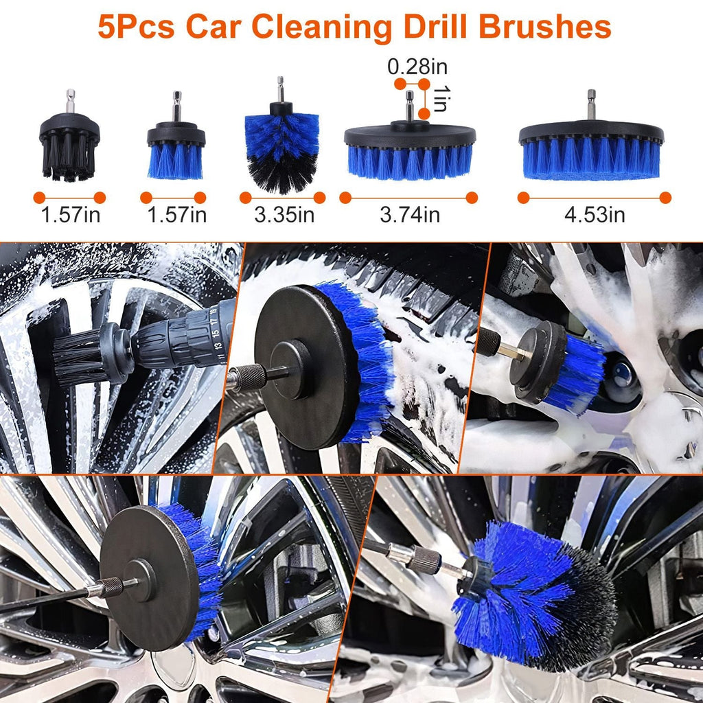 26-Piece Car Detailing Brush Kit