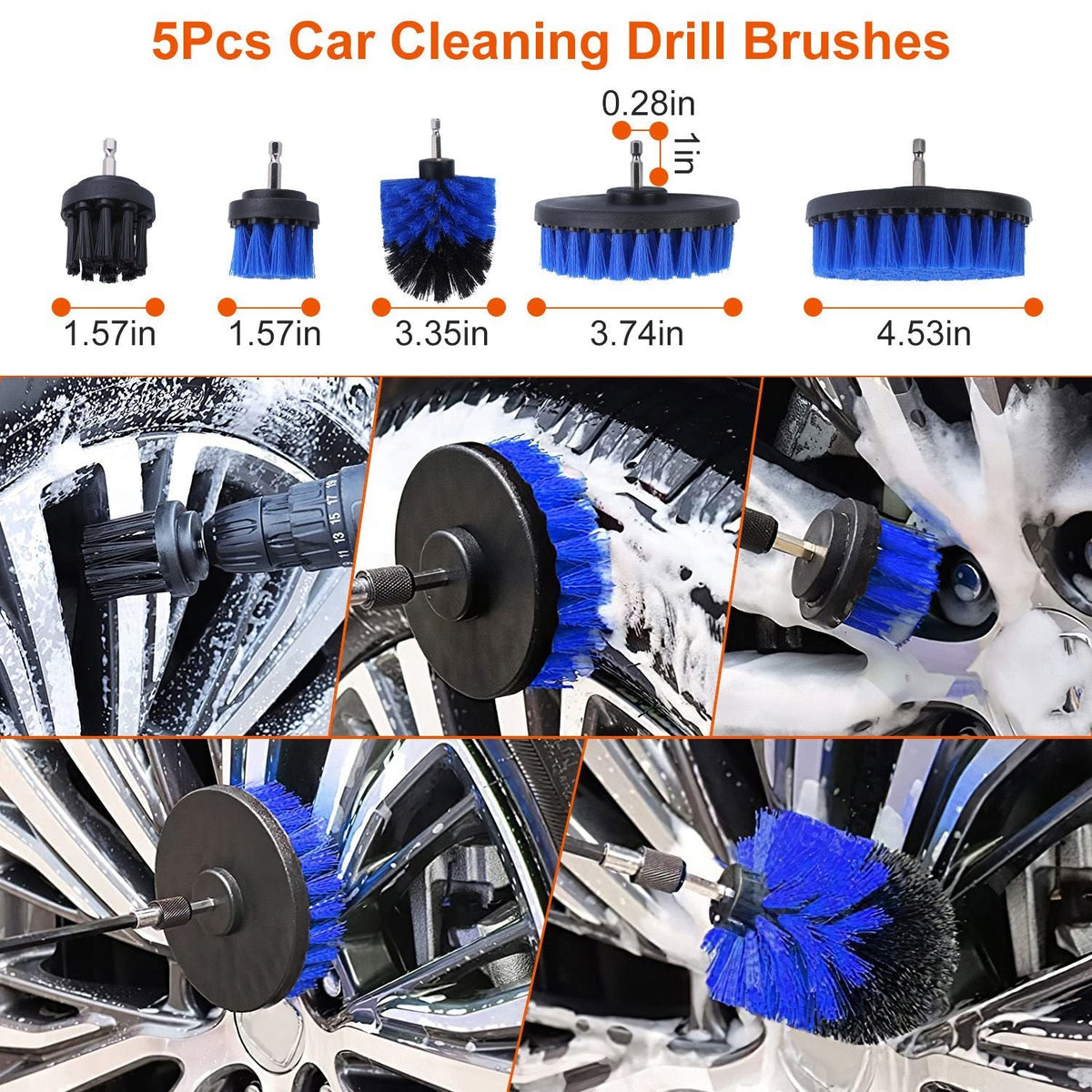26-Piece Car Detailing Brush Kit