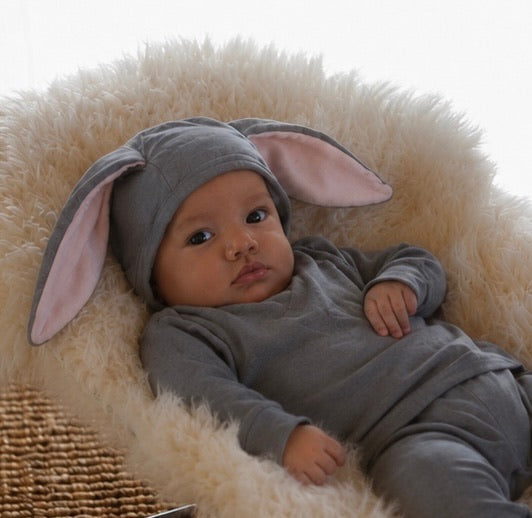 Grey Bunny Halloween Costume