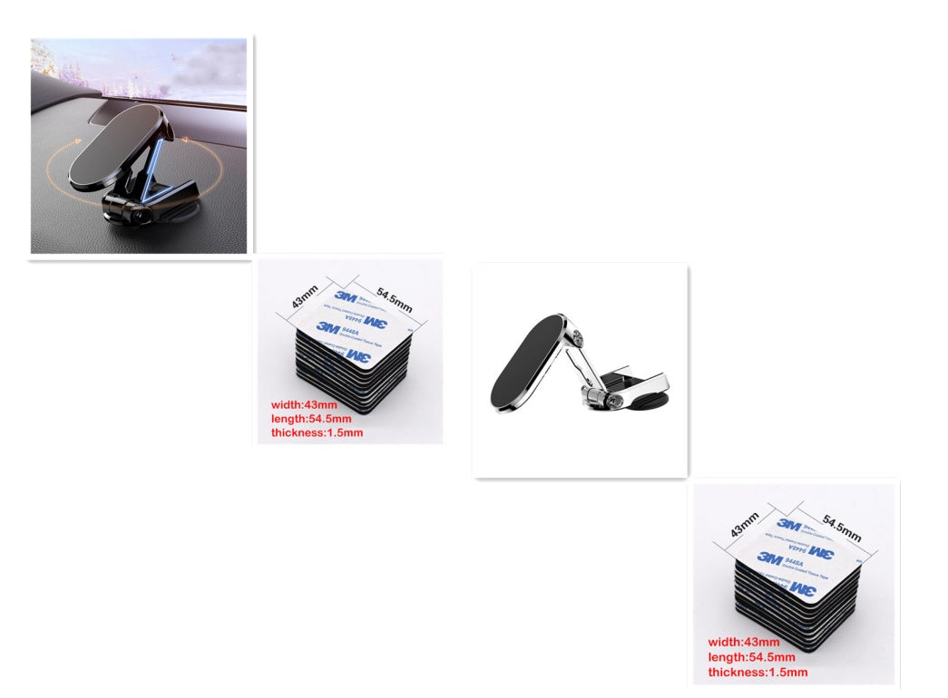 Foldable Magnetic Car Phone Mount