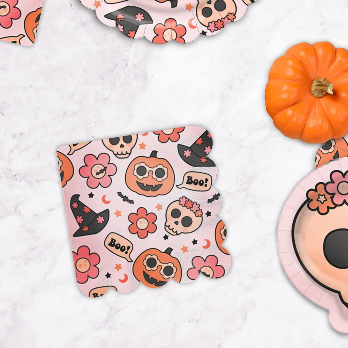 Groovy Halloween Icon Tableware Kit